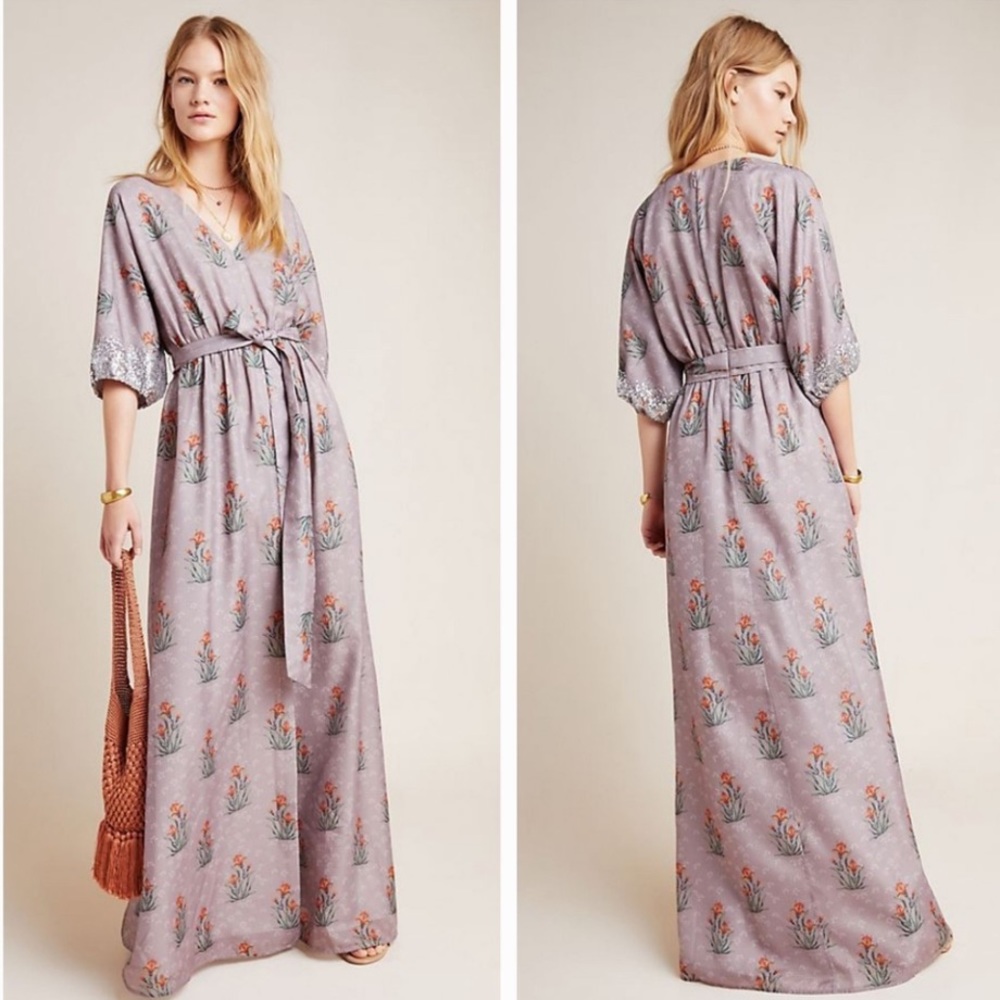 🆕 SACHIN & BABI Isolde Sequined Maxi Dress